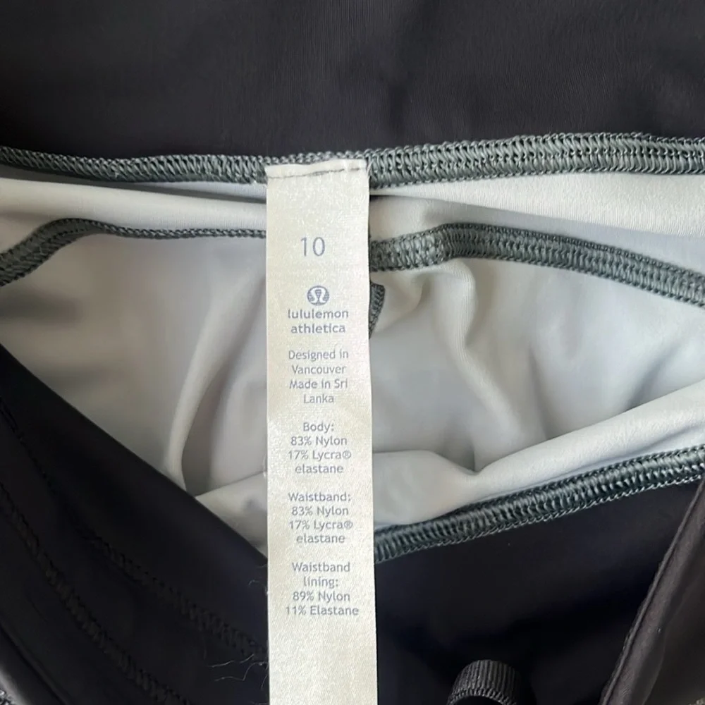 Lululemon Run The Day Crop Size 10